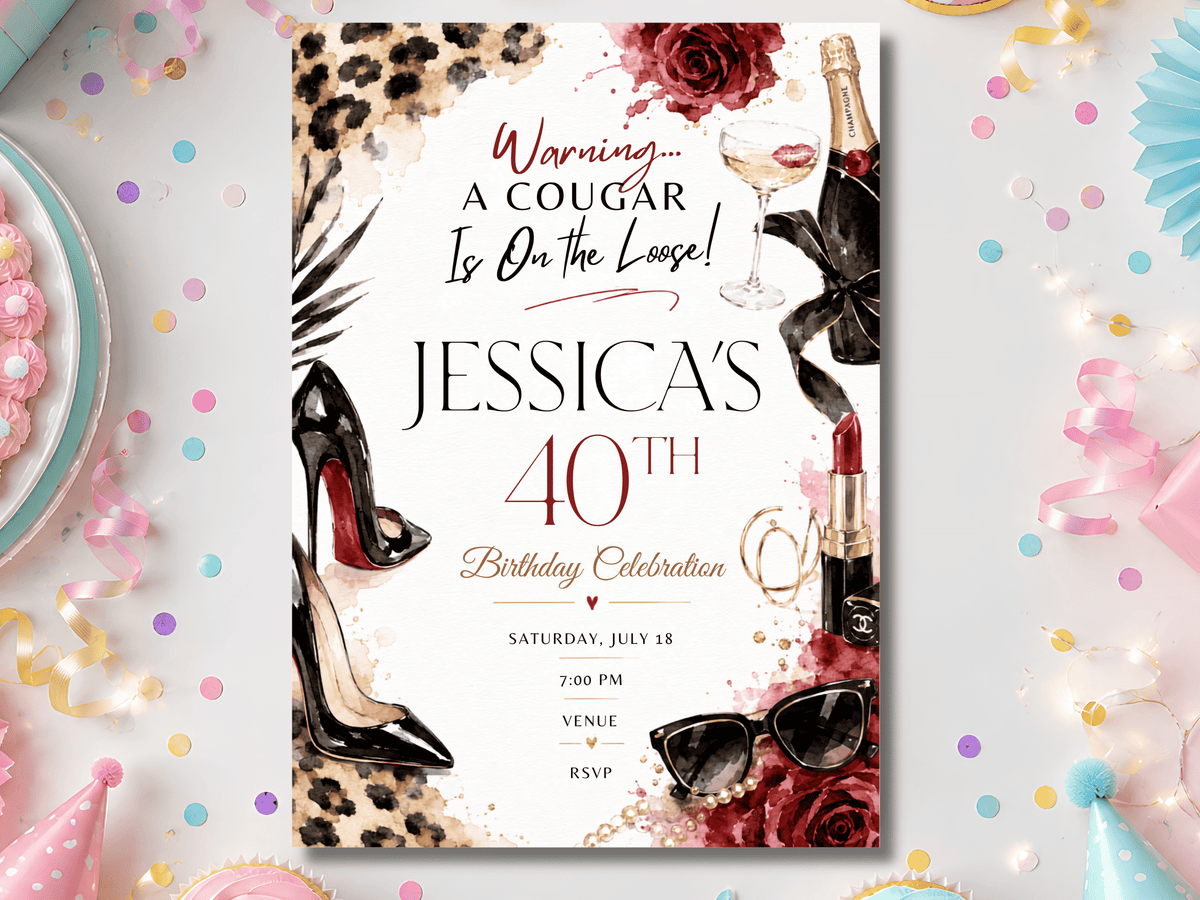 How to Plan a Glamorous Leopard Print Birthday Party for Adults