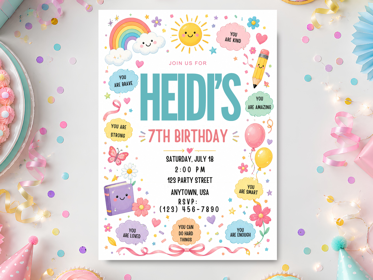 Editable Birthday Invitation Templates