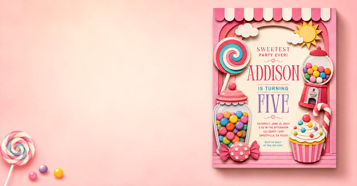 Beautiful Outkind invitation design